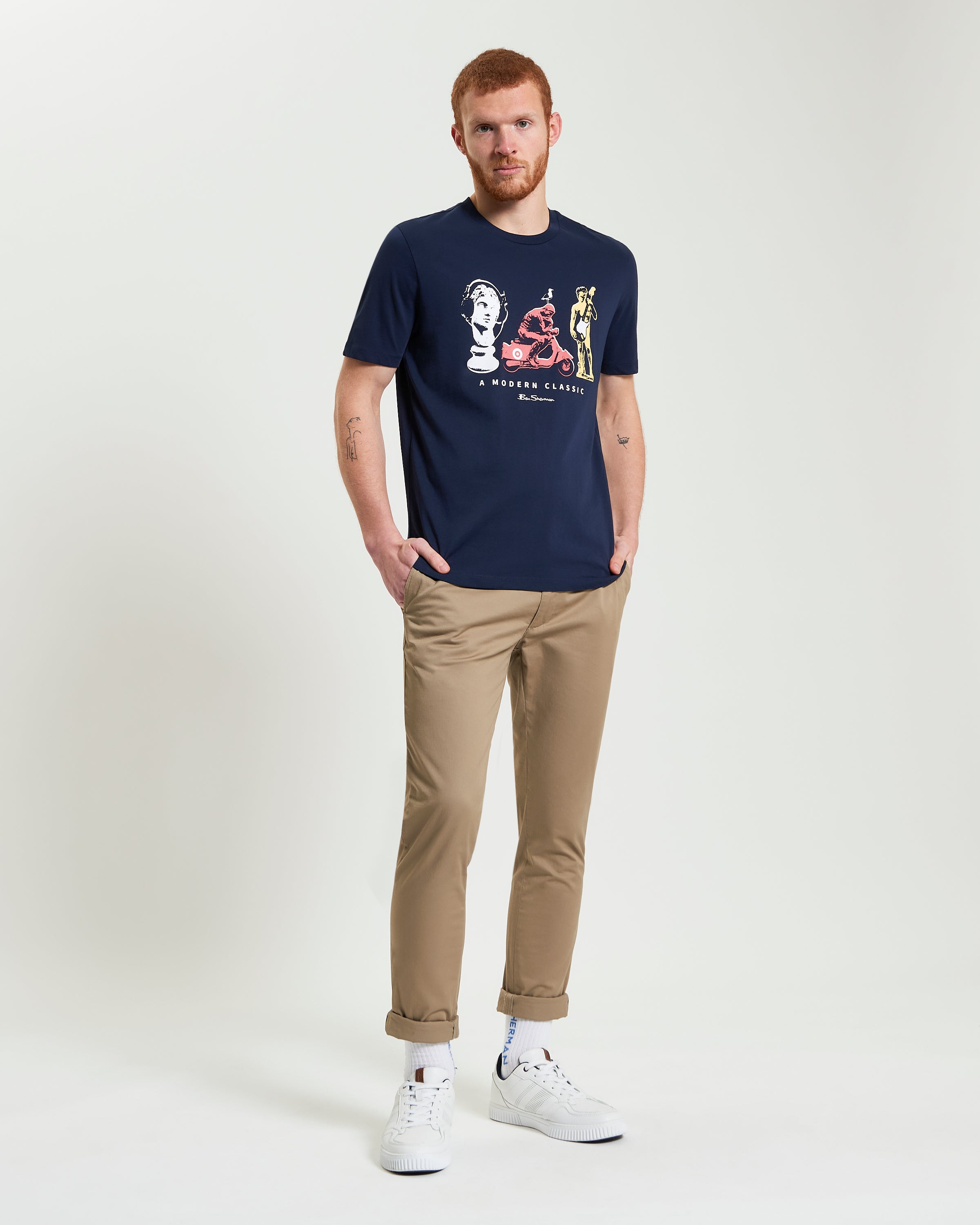 STATUE TEE DARK NAVY