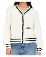ACES KNIT CARDIGAN CHALK