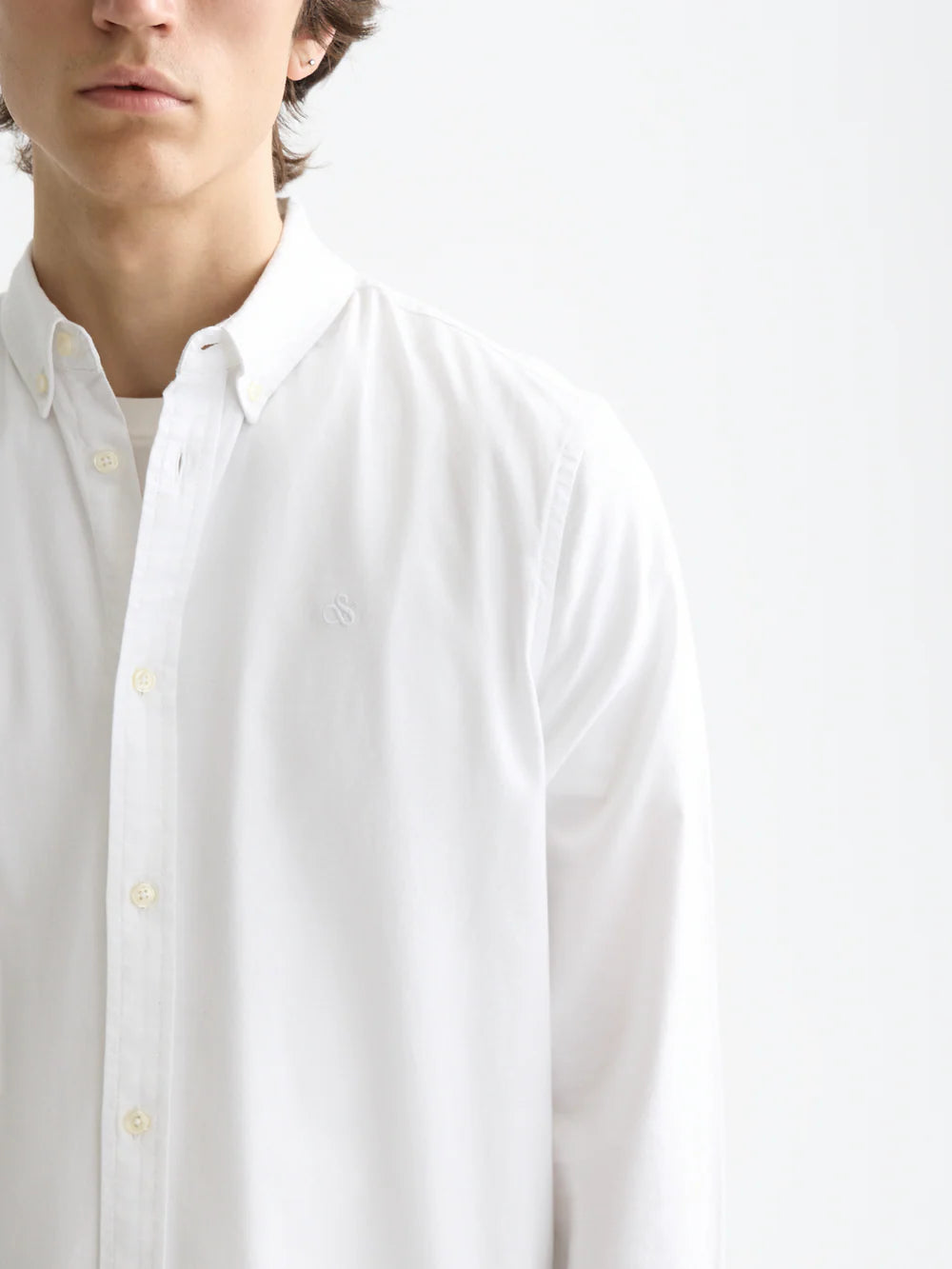 ESSENTIALS OXFORD SHIRT WHITE