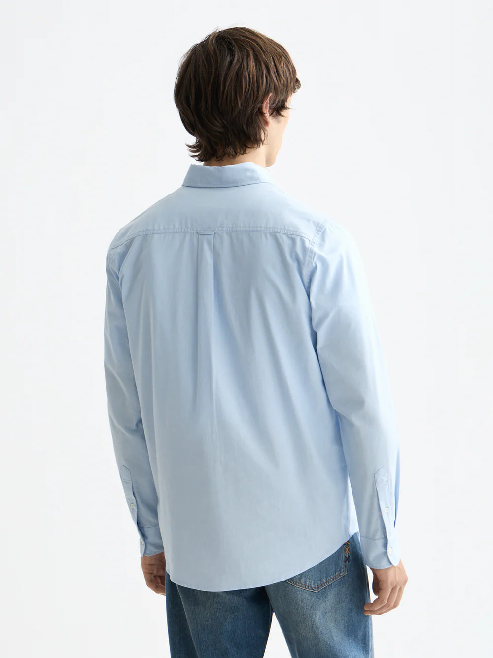 ESSENTIALS OXFORD SHIRT BLUE