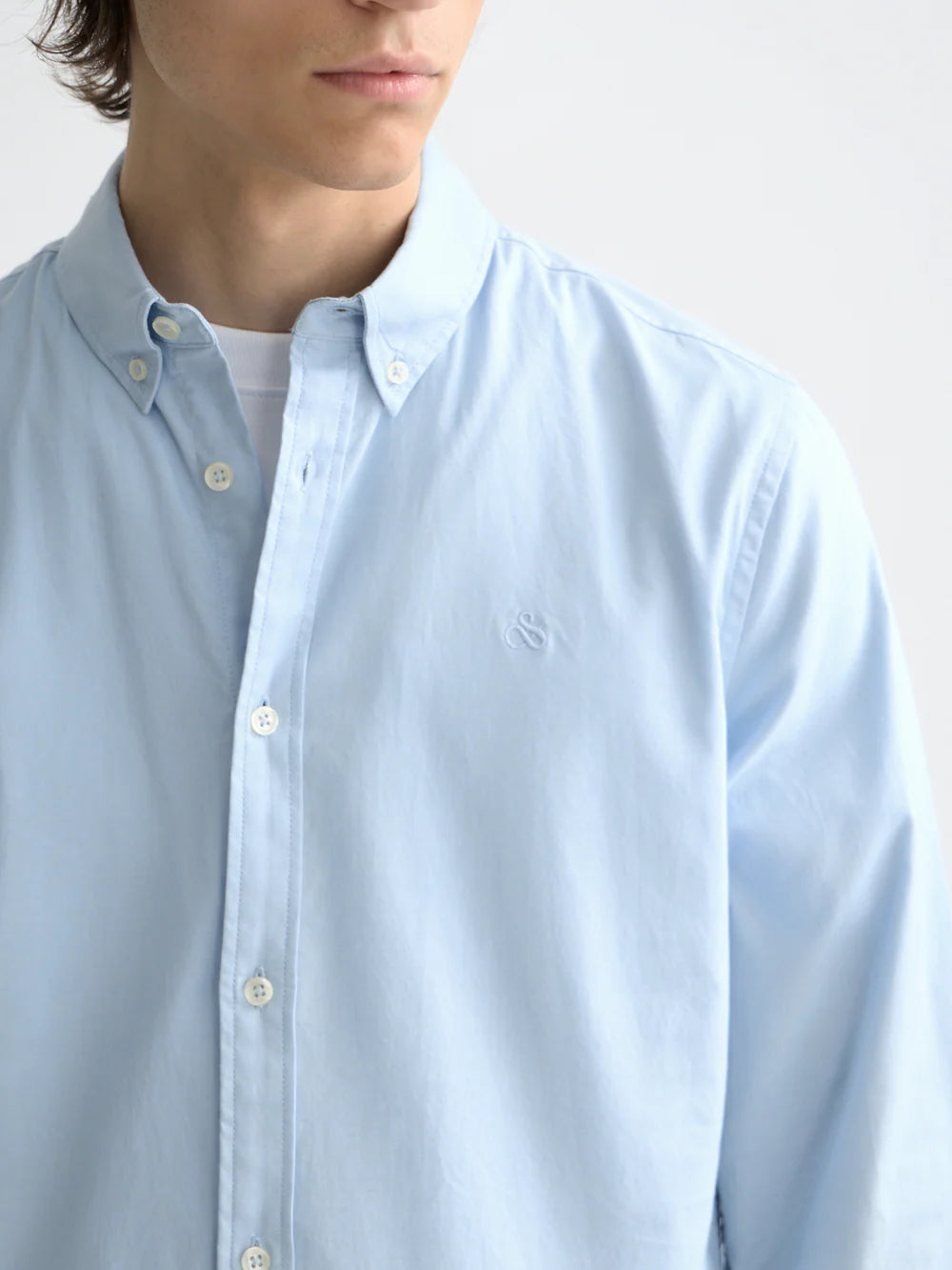 ESSENTIALS OXFORD SHIRT BLUE