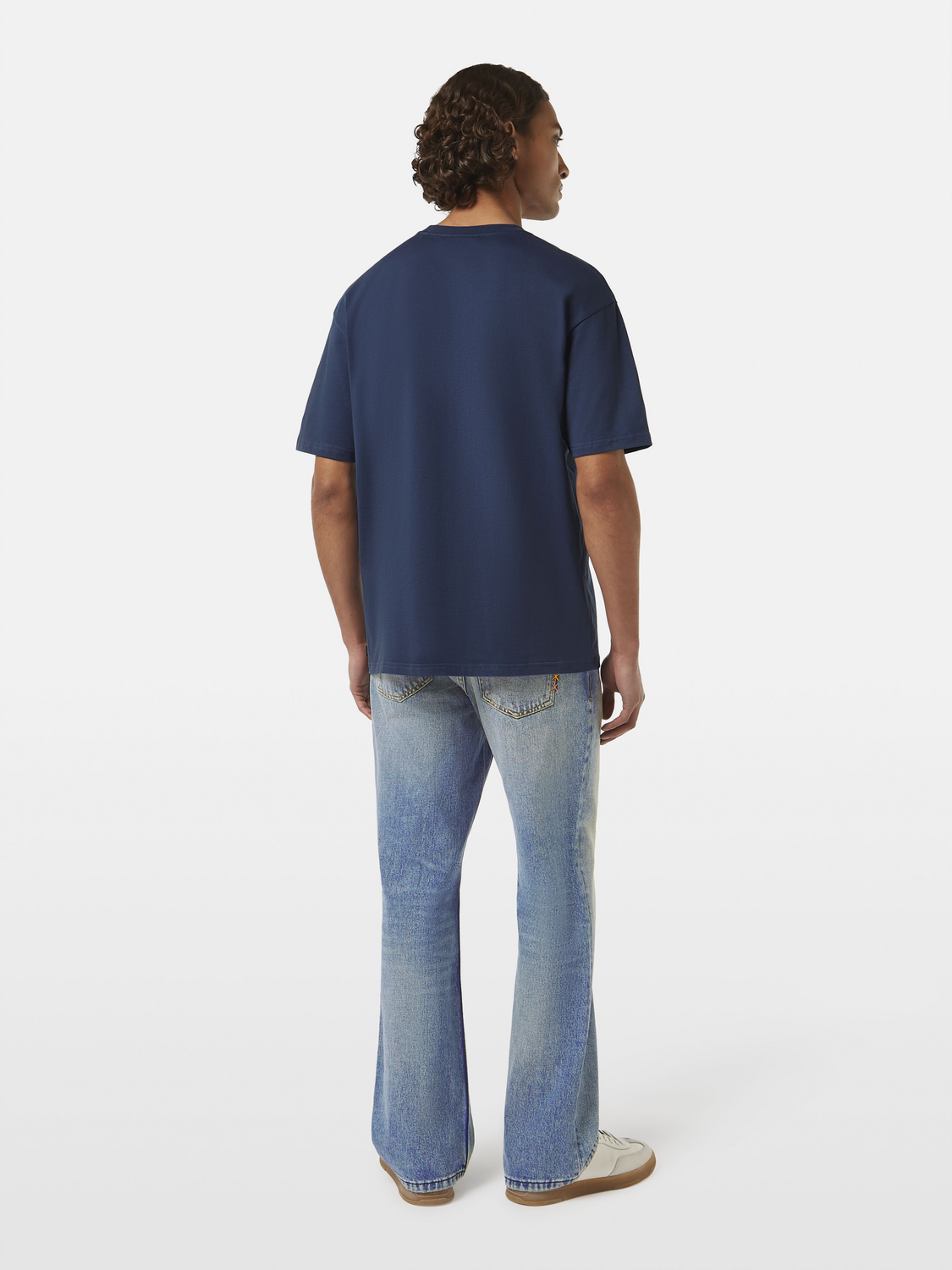 RELAXED FIT LOGO ARTWORK T-SHIRT ATLANTIC BLUE