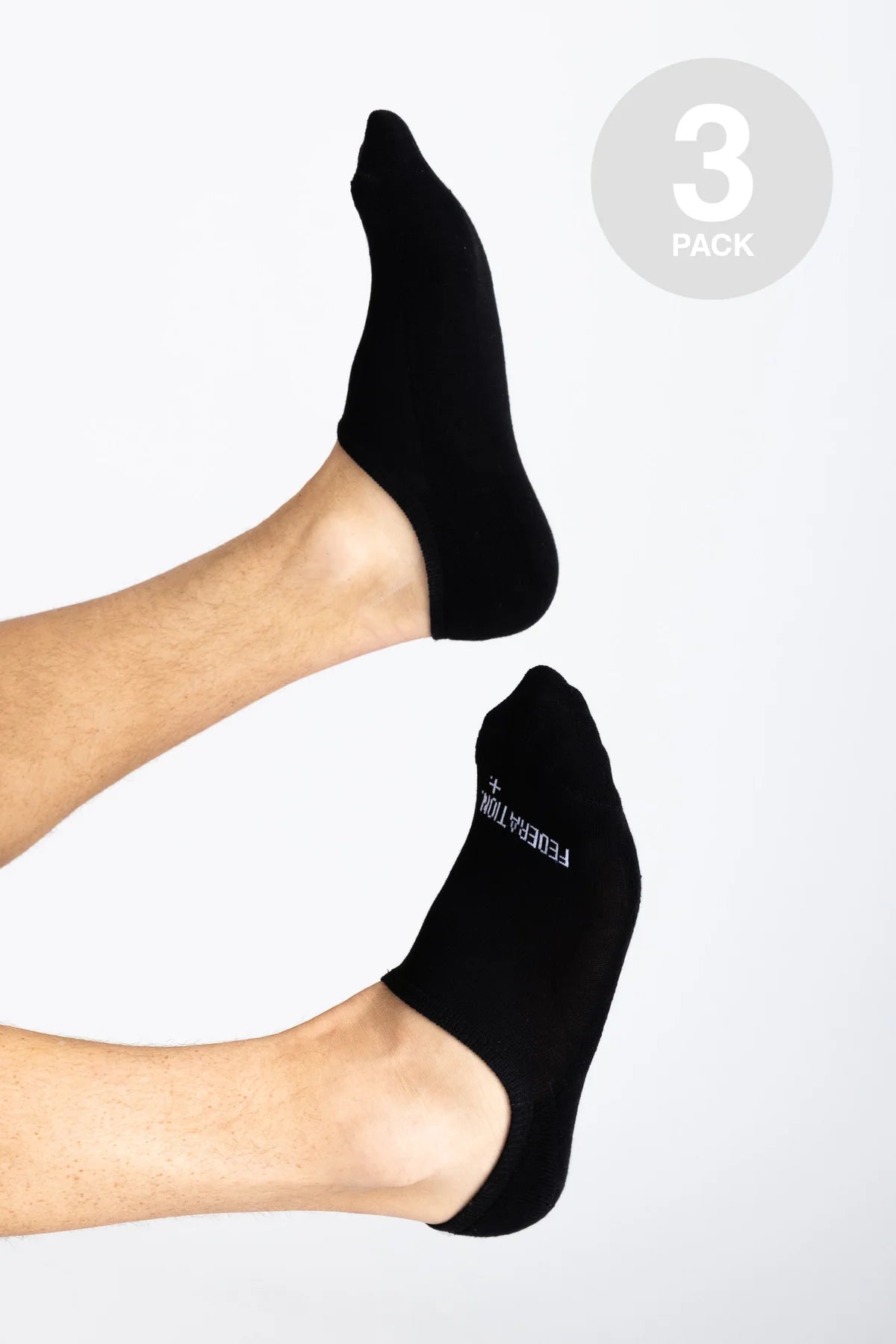 SECRET SOCKS 3PK BLACK