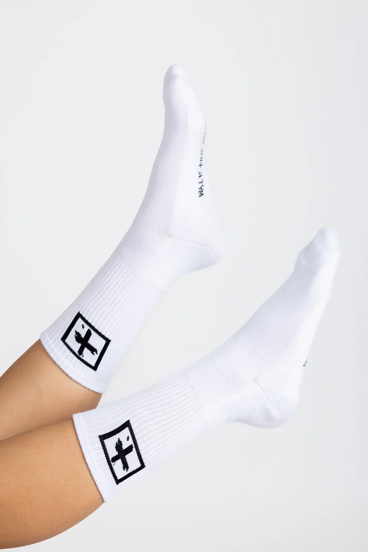 CUBE SOCKS 2PK WHITE