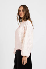 HONEYCOMB CARDI PEARL