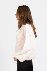 HONEYCOMB CARDI PEARL