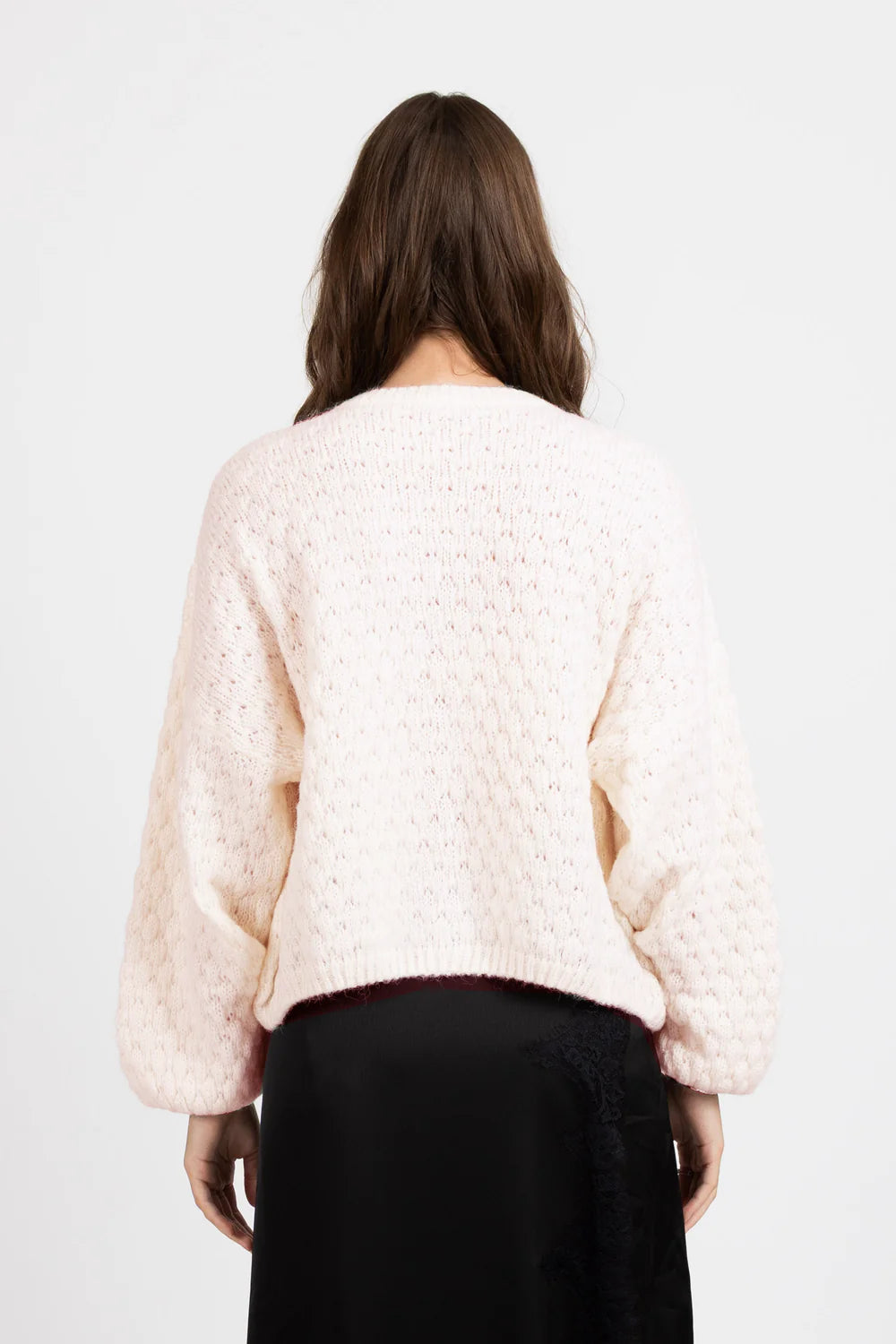 HONEYCOMB CARDI PEARL