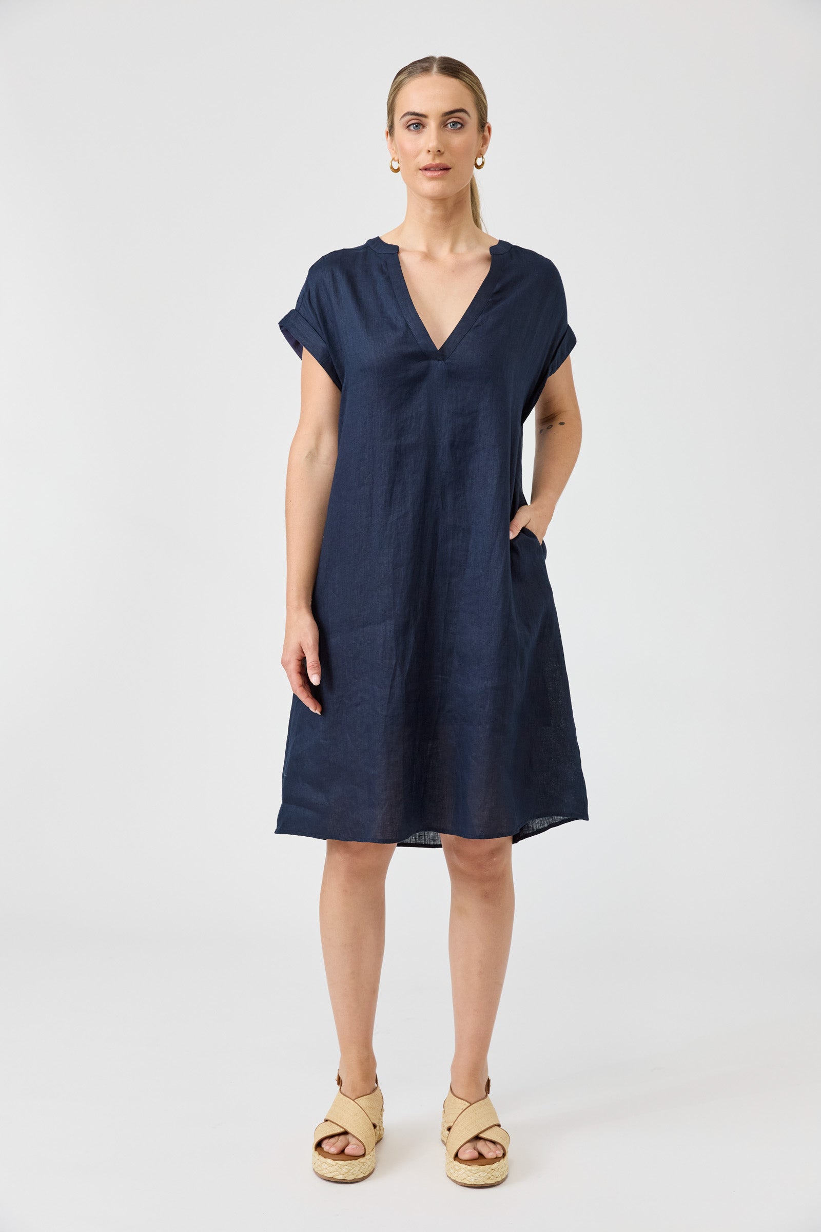STUDIO DRESS NAVY
