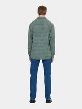 DOUBLE FACE CHECK SHIRT SAGE GREEN
