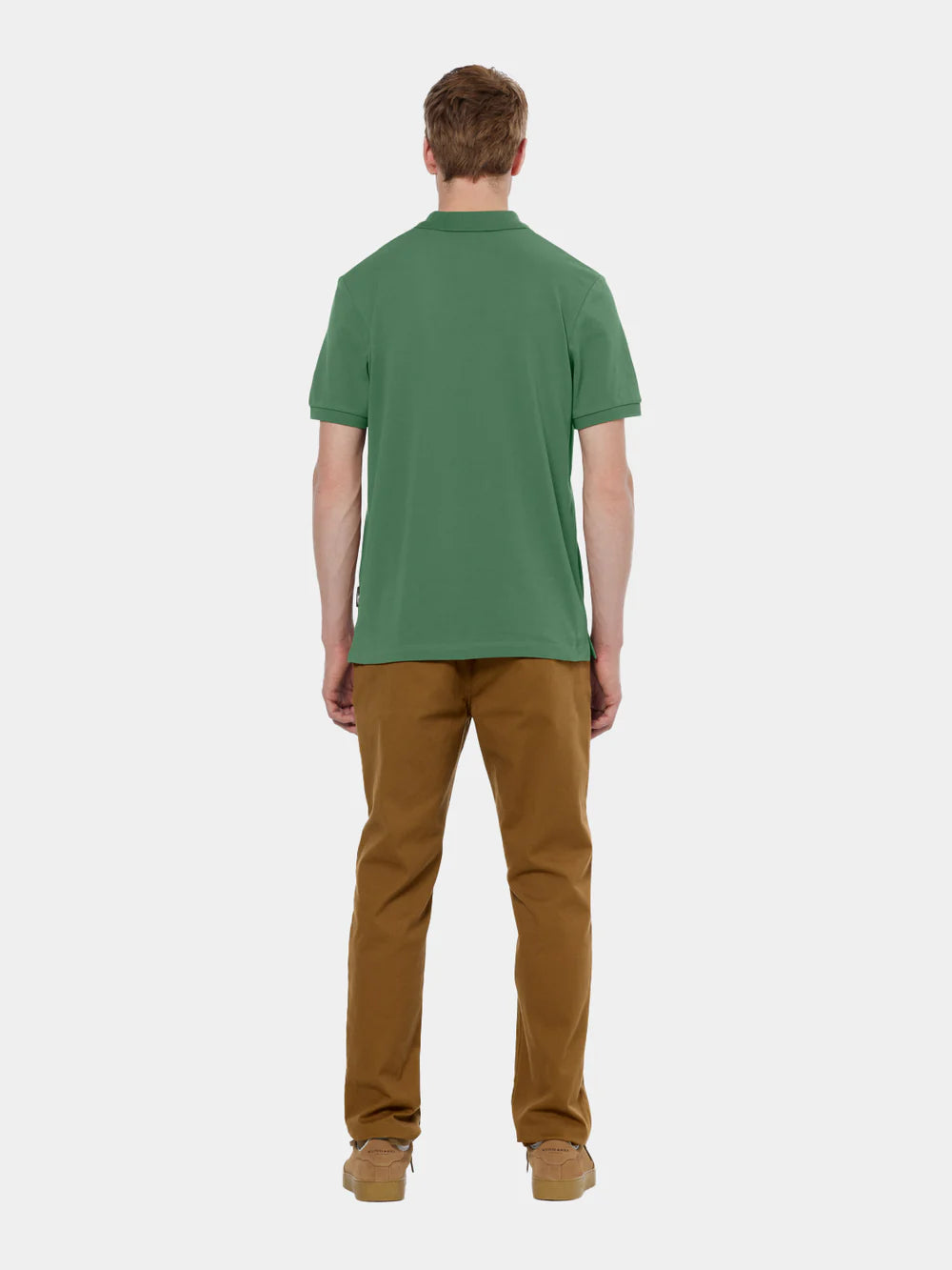 LOGO PIQUE POLO SAGE GREEN