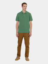 LOGO PIQUE POLO SAGE GREEN