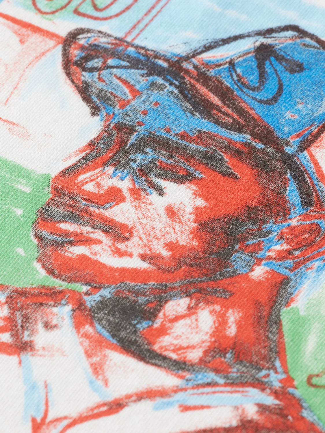 BASEBALL ARTWORK RELAXED T-SHIRT WHITE