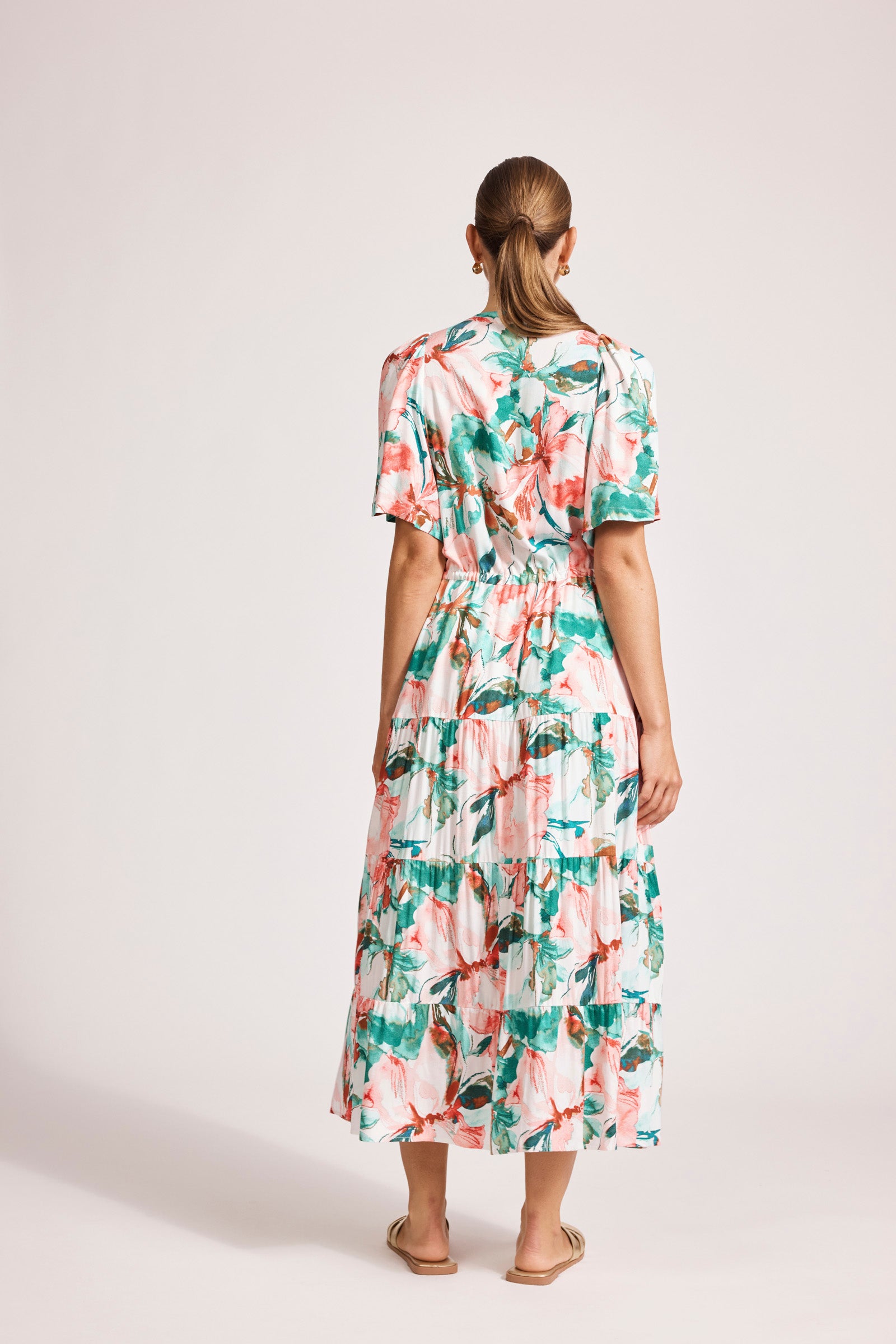 ALEGRIA TIERED MAXI DRESS ESTATE