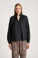 BAJAU BUTTON SHIRT BLACK