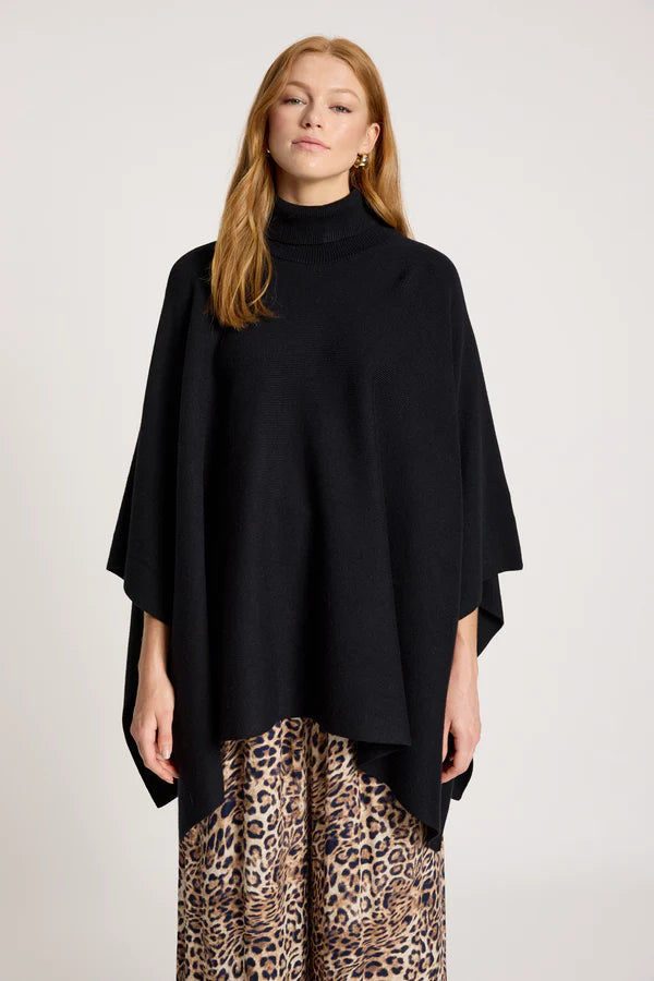 SAMIRA PONCHO BLACK