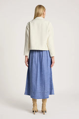 WANDERER CROP JACKET ECRU