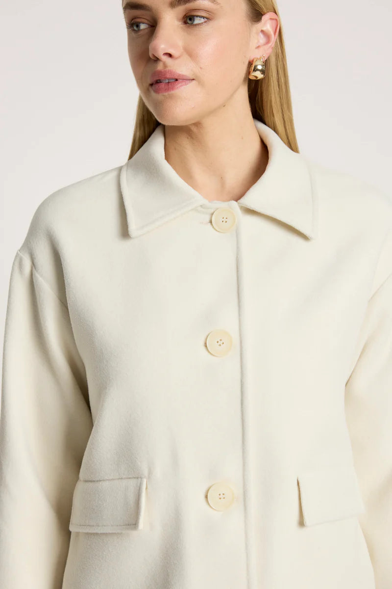 WANDERER CROP JACKET ECRU