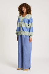 ZARDA CARDIGAN SAGE/LAKE