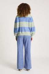 ZARDA CARDIGAN SAGE/LAKE