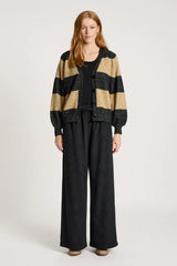 ZARDA CARDIGAN MOCHA BLACK