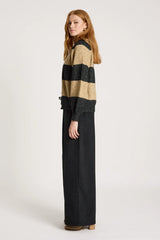 ZARDA CARDIGAN MOCHA BLACK