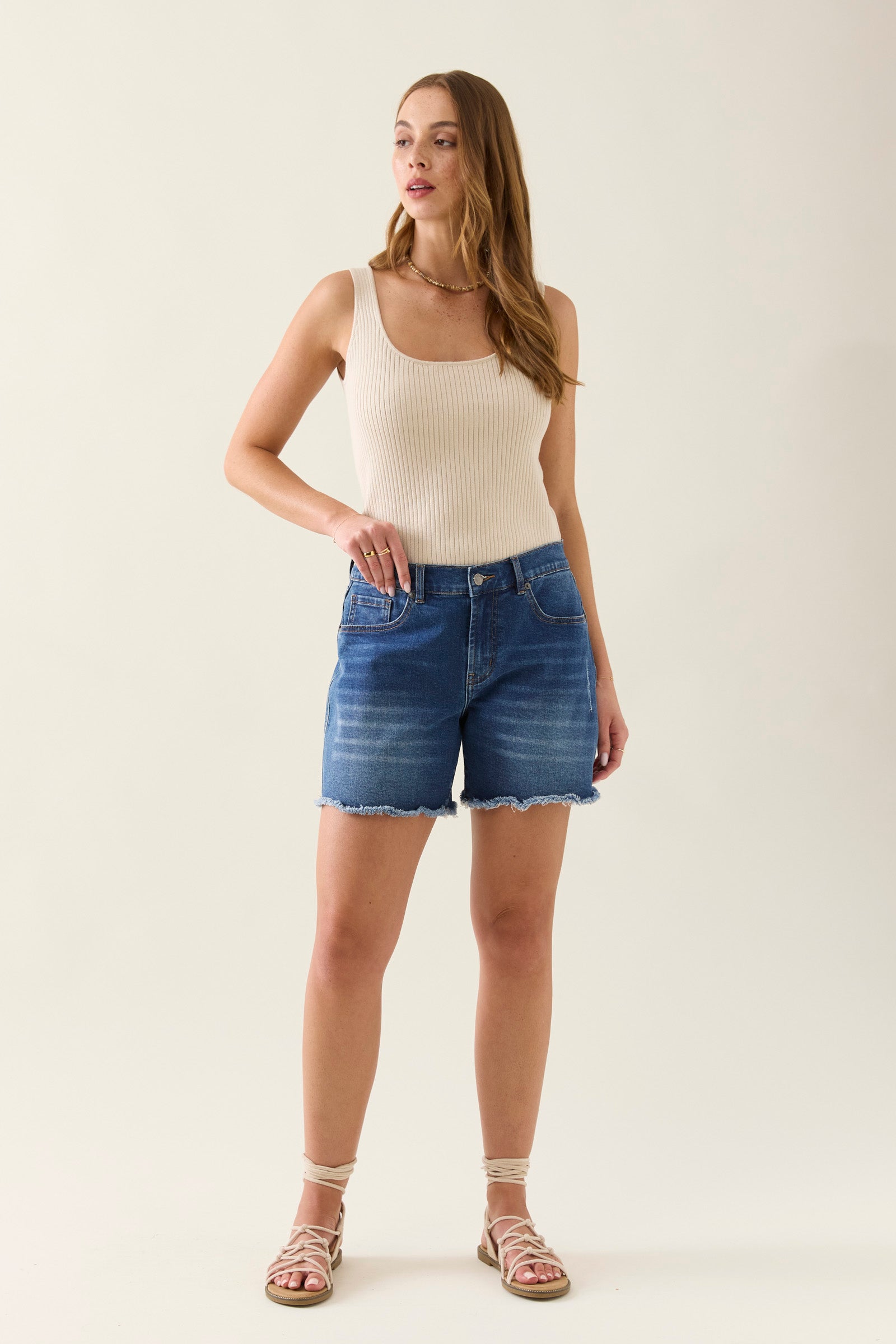 DUKE DENIM SHORTS DENIM