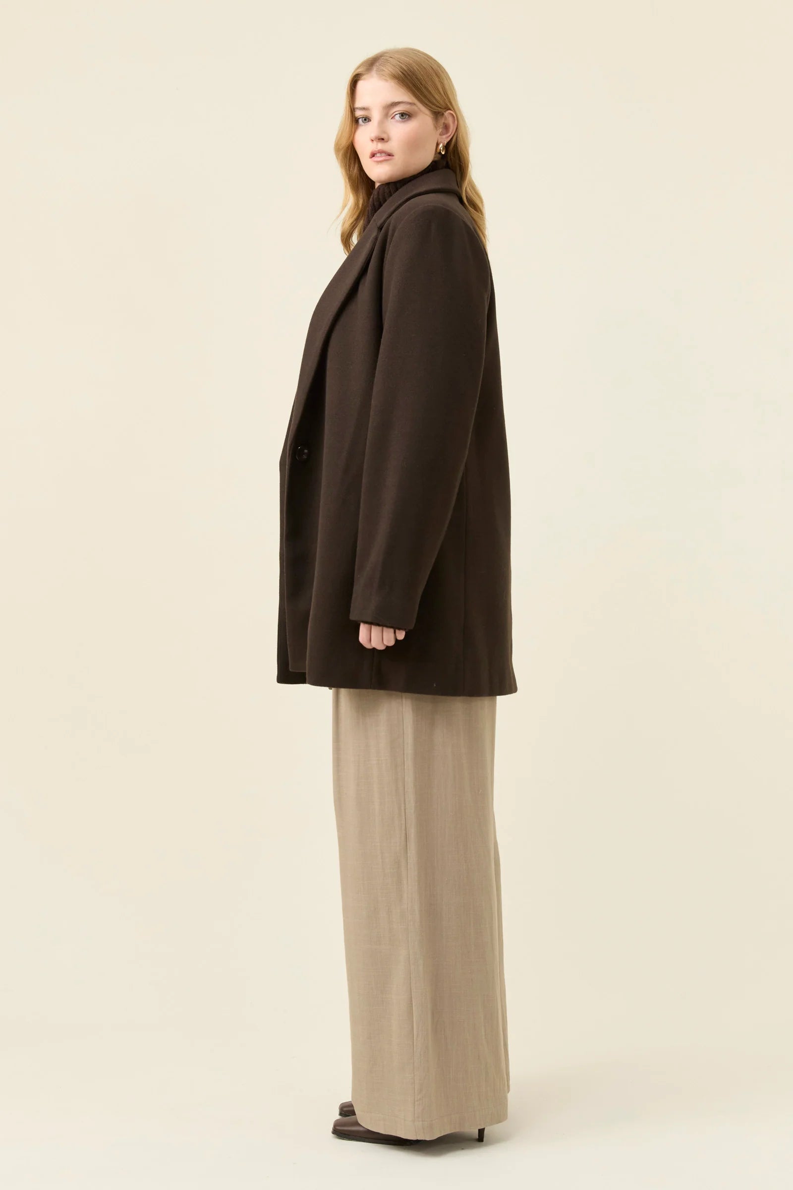 KALI COAT CHOCOLATE