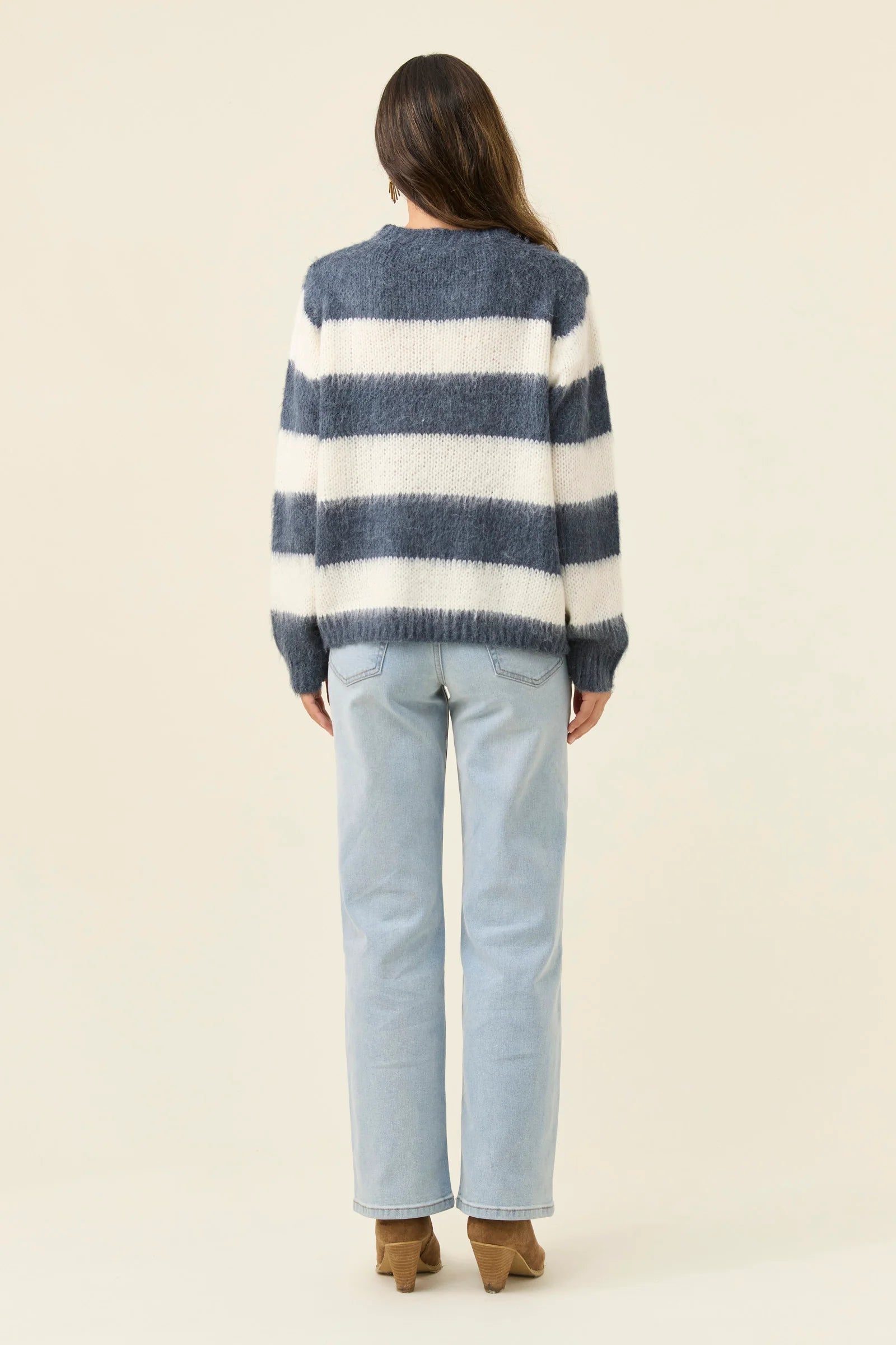 PALLAS STRIPE JUMPER NAVY