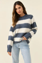 PALLAS STRIPE JUMPER NAVY