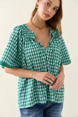 ESTHER SHIRRED TOP BALTIC