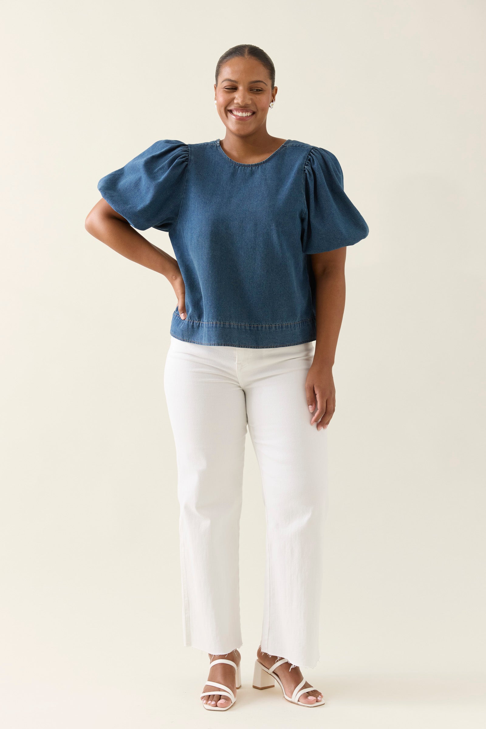 SOFIE DENIM TOP DRIFT