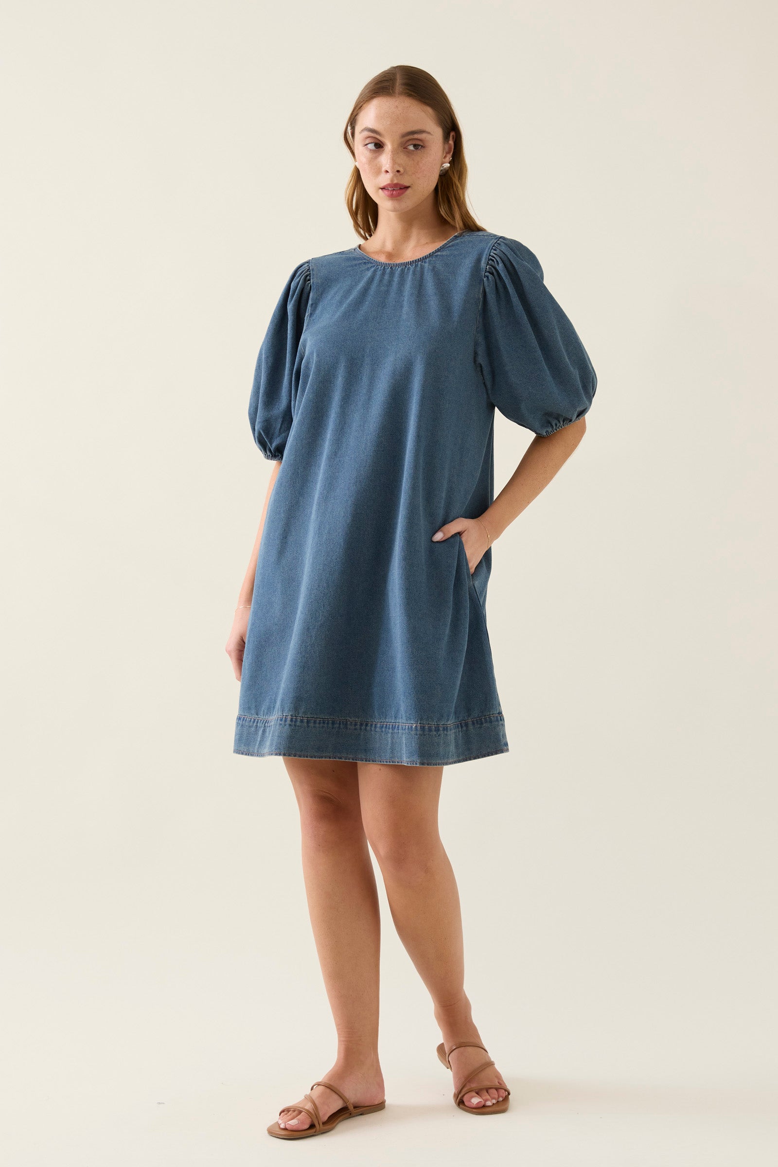 SOFIE DENIM DRESS DRIFT