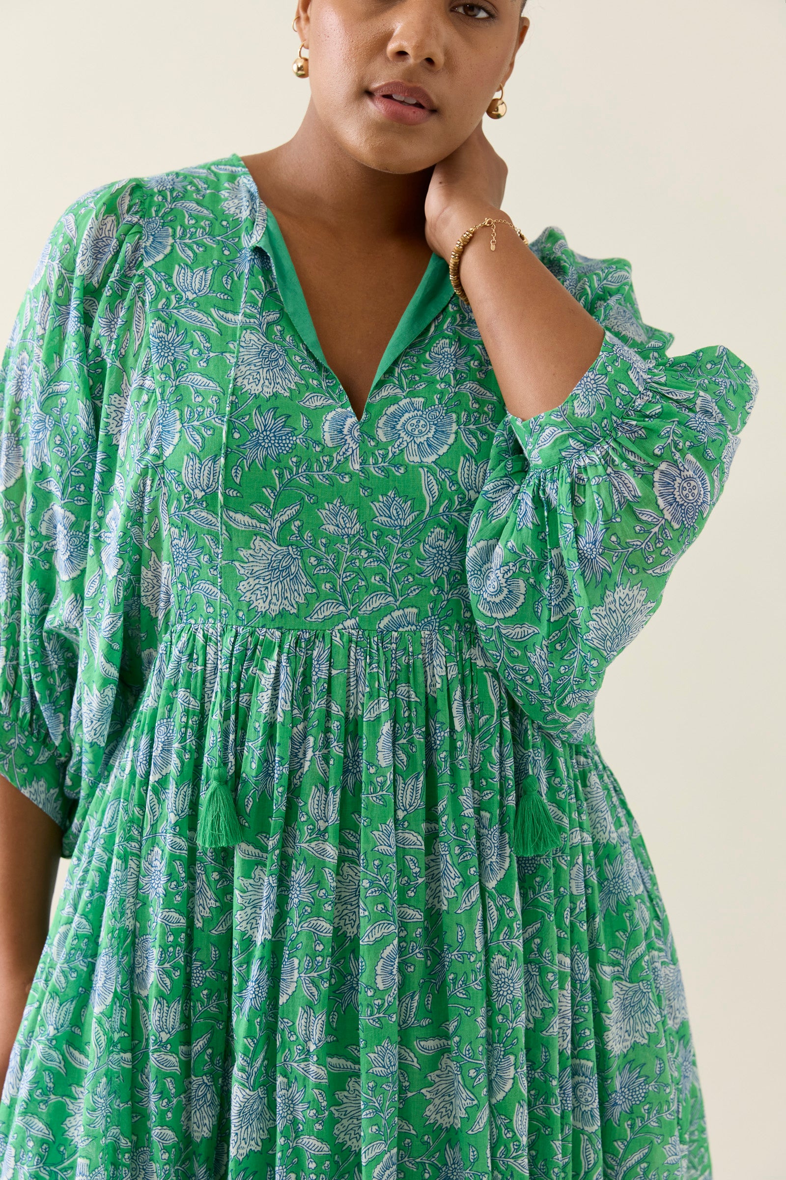 WILMA DRESS GREEN
