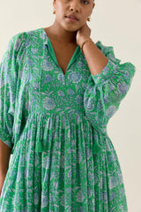 WILMA DRESS GREEN