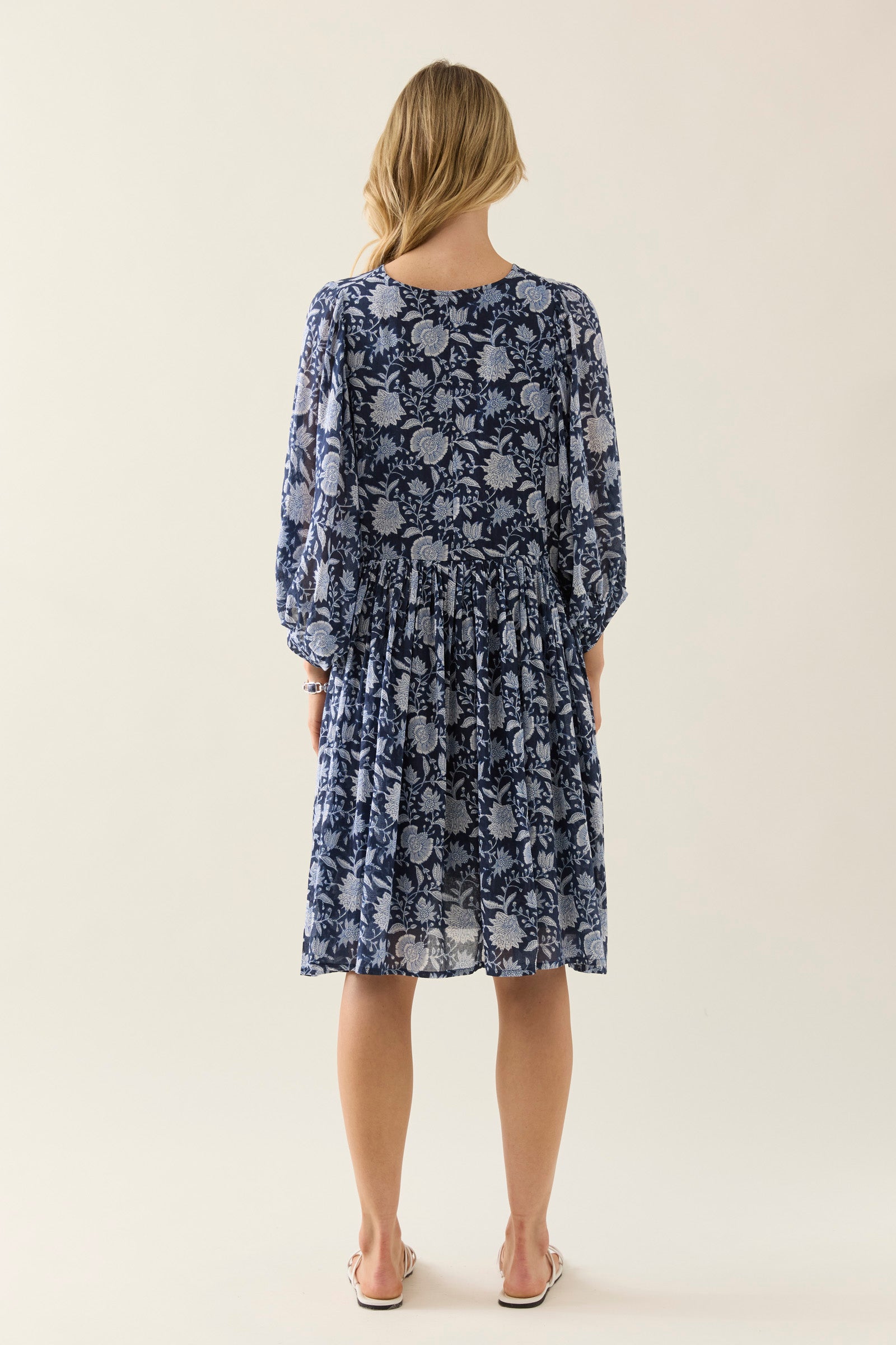 WILMA DRESS NAVY