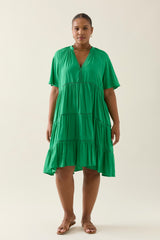 OLINE DRESS GREEN
