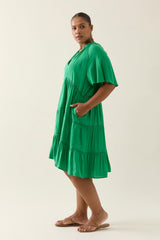 OLINE DRESS GREEN