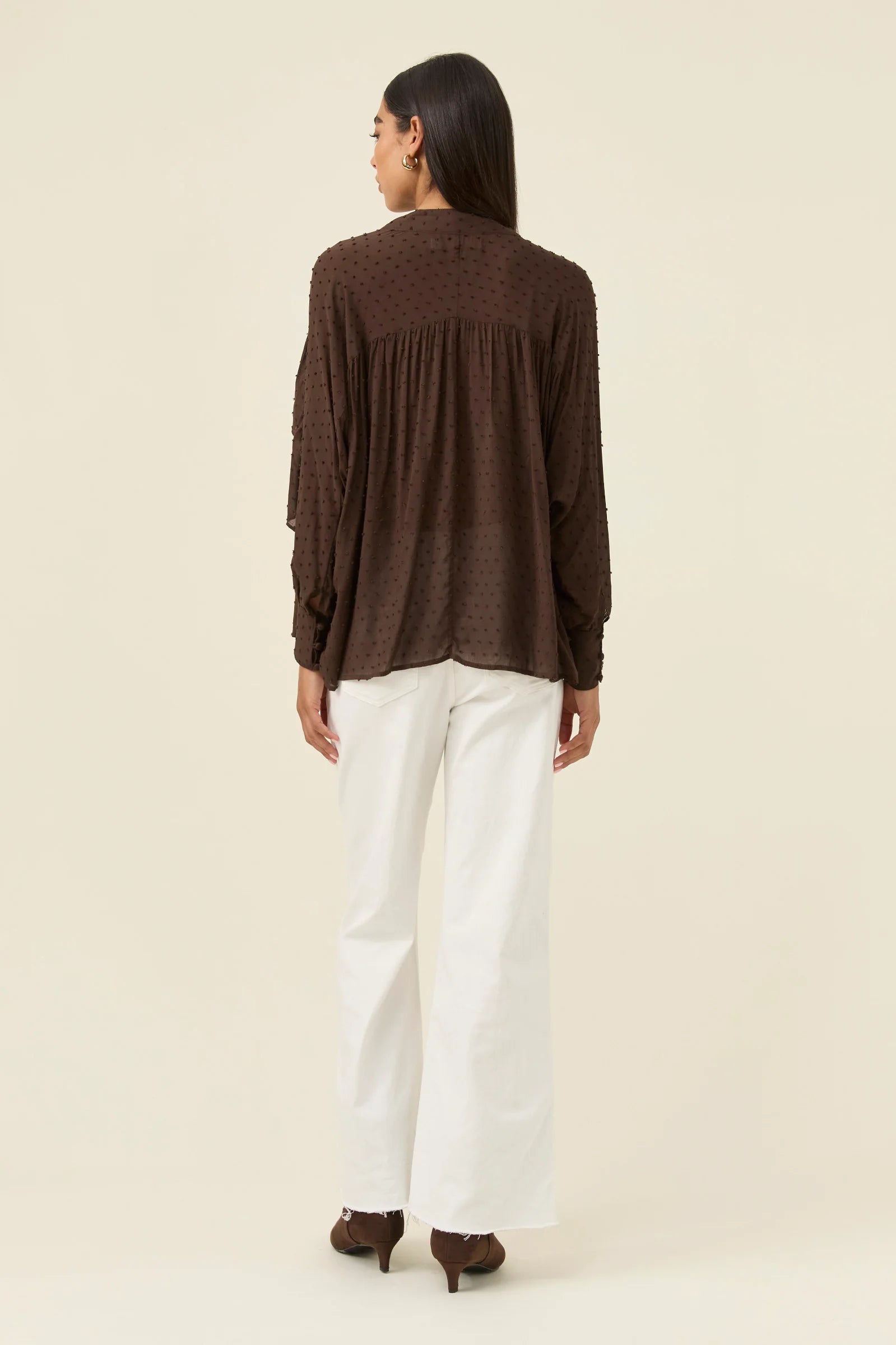 DELLA BLOUSE CHOCOLATE