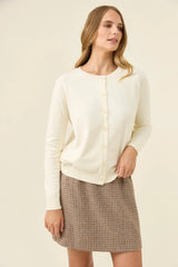 DARBY CARDIGAN IVORY