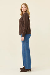 DARBY CARDIGAN CHOCOLATE