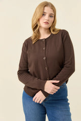 DARBY CARDIGAN CHOCOLATE