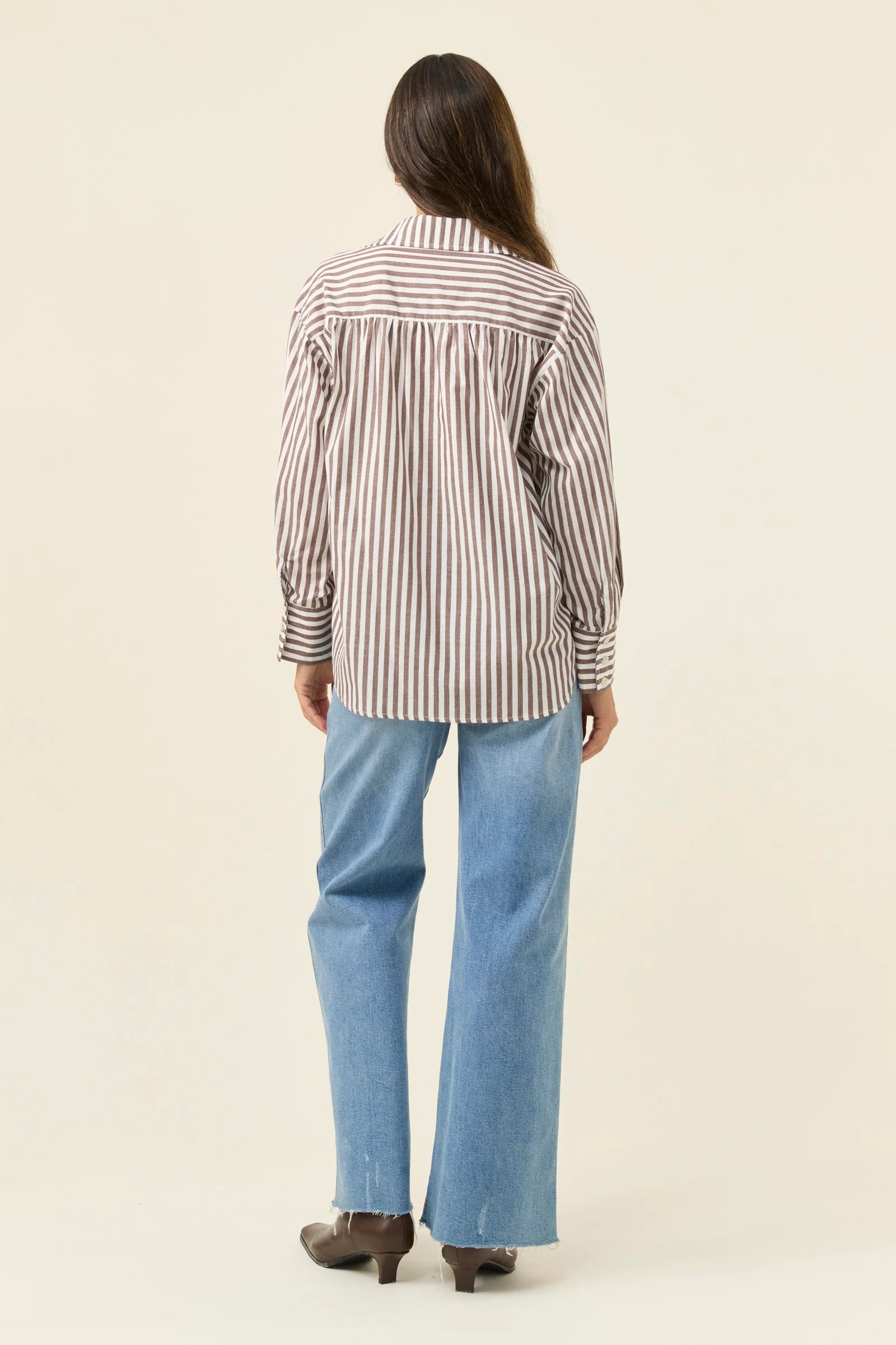 QUINN SHIRT CHOCOLATE