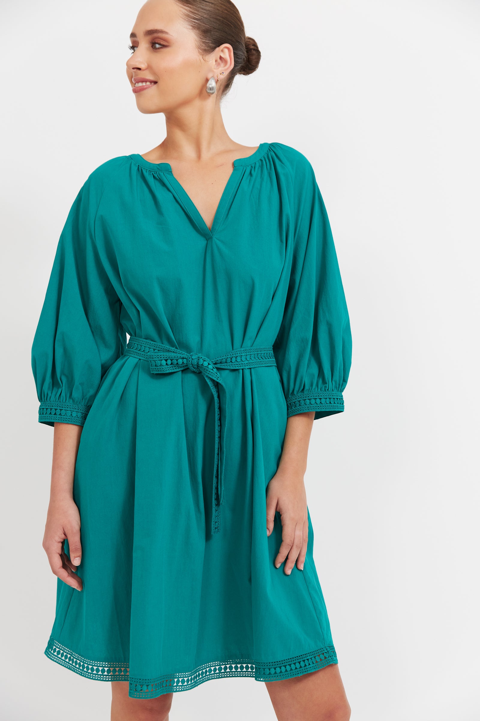 SANTOS DRESS TEAL