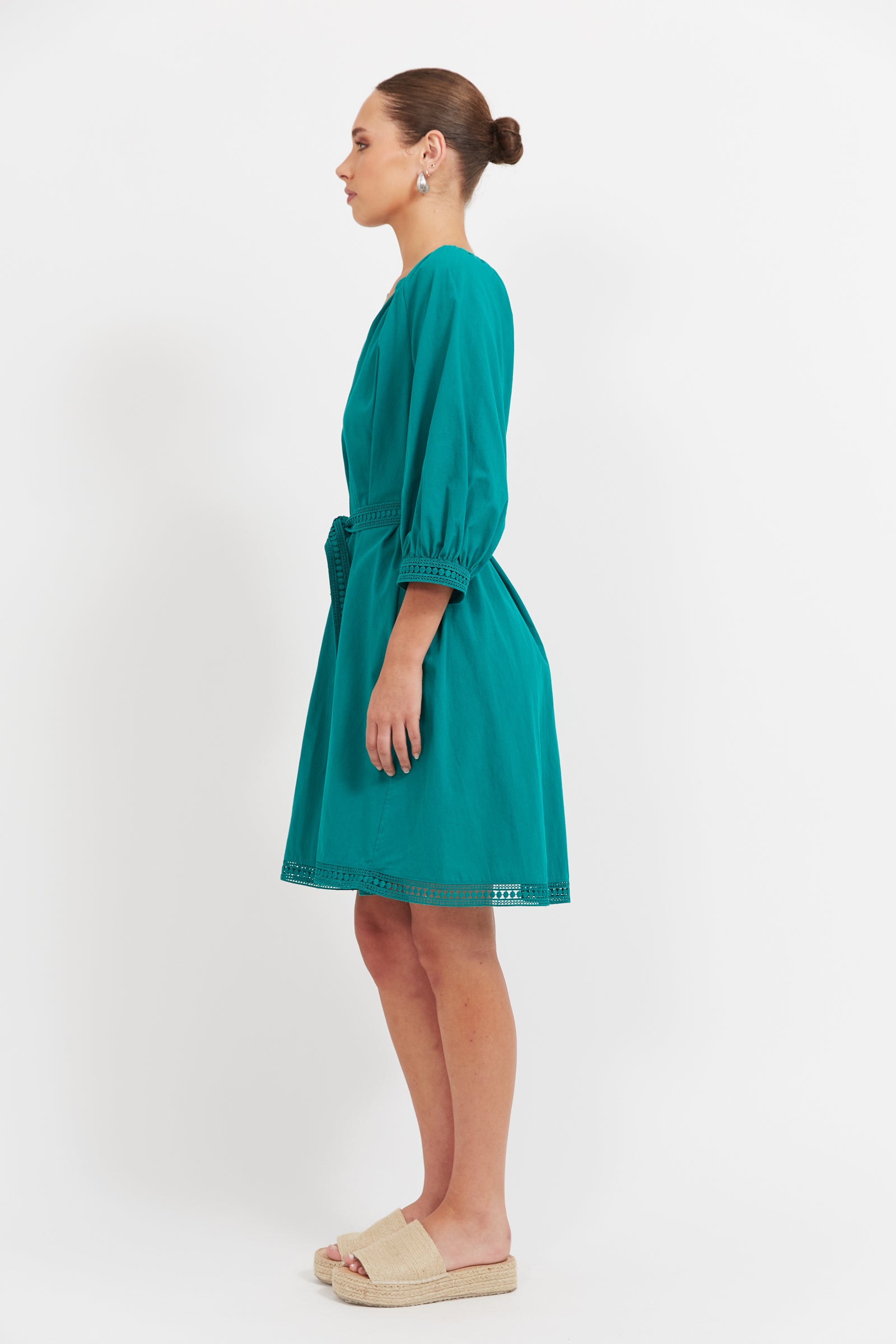 SANTOS DRESS TEAL