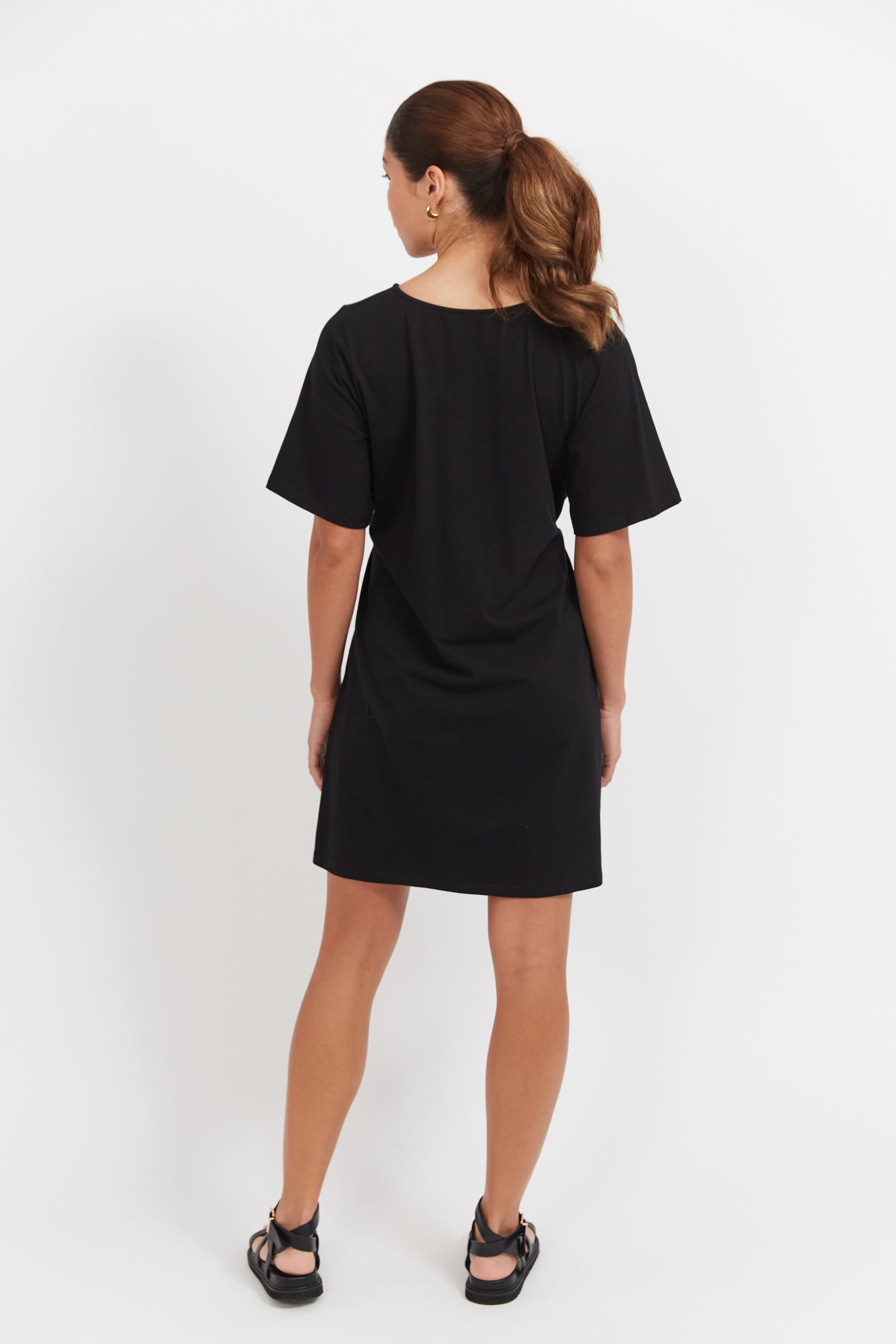 JARDIN TSHIRT DRESS BLACK