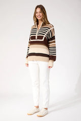 ALASKA STRIPE JUMPER NATURAL