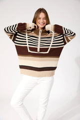 ALASKA STRIPE JUMPER NATURAL