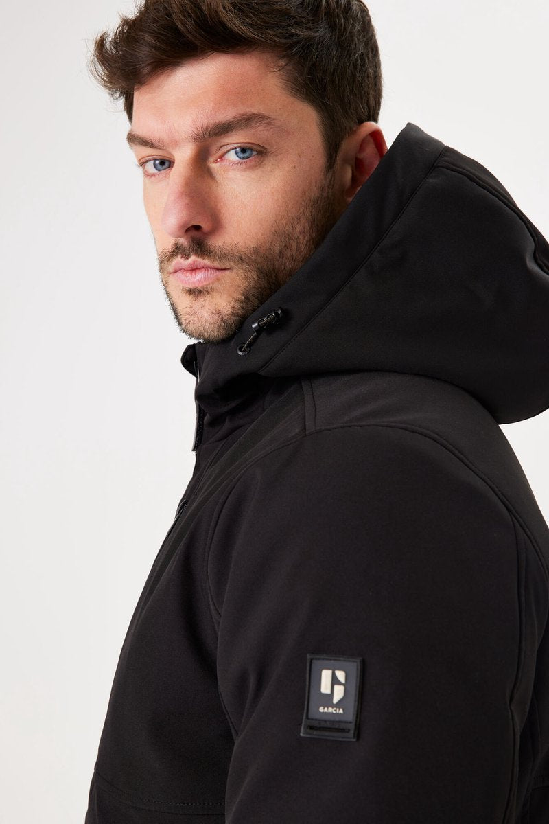 OUTDOOR PUFFER JACKET BLACK