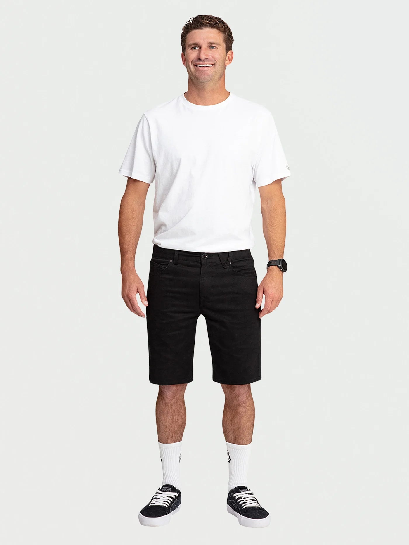 SOLVER LITE 5 POCKET SHORT BLACK