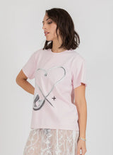 FRANKIE TEE PINNED HEART SOFT PINK